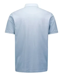 Heren polo blauw