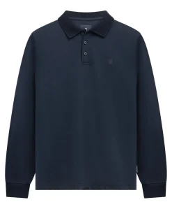 Heren polo blauw