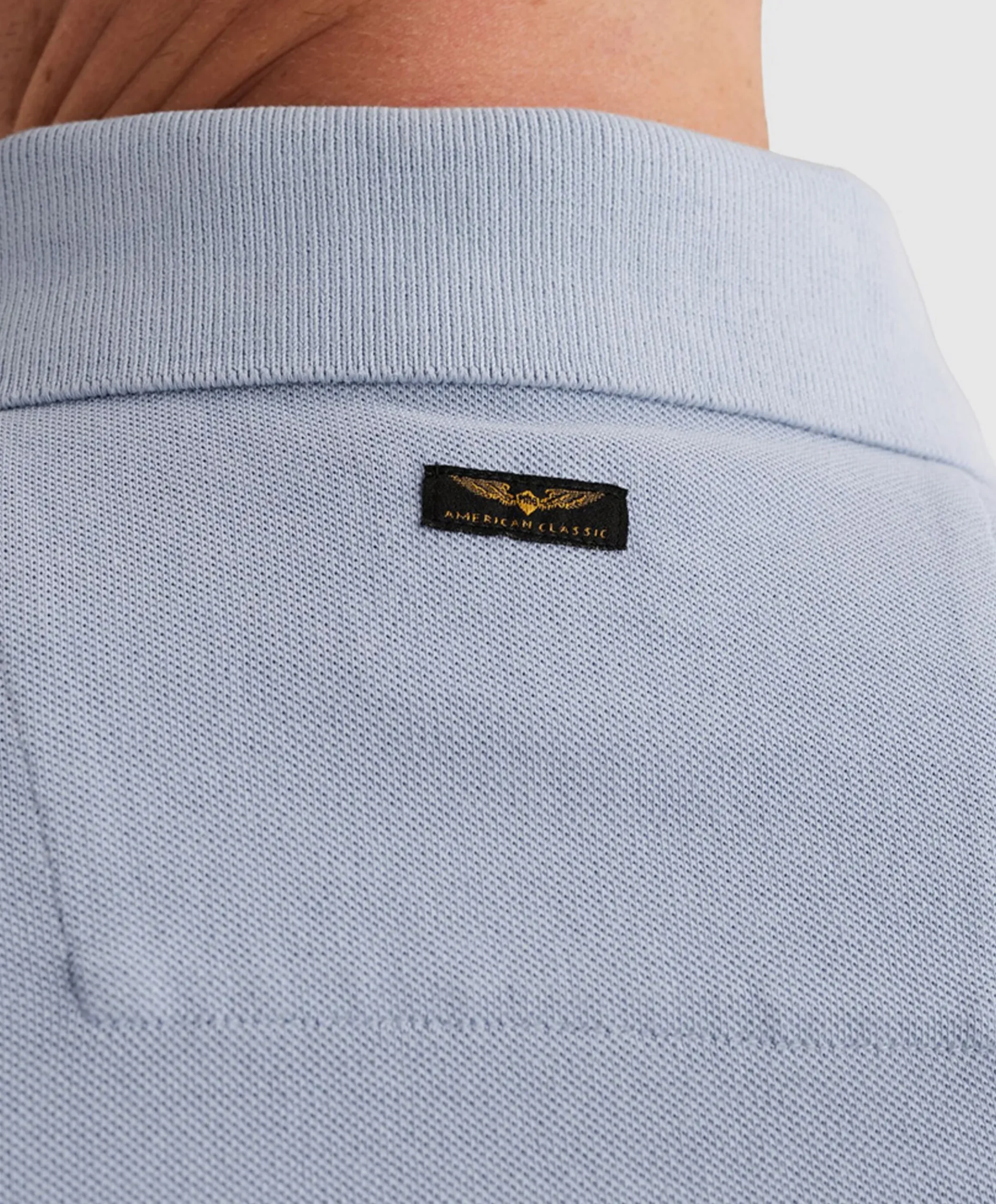 Heren polo blauw