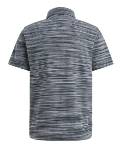 Heren polo blauw
