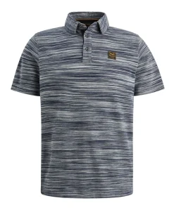 Heren polo blauw