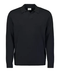 Heren polo blauw