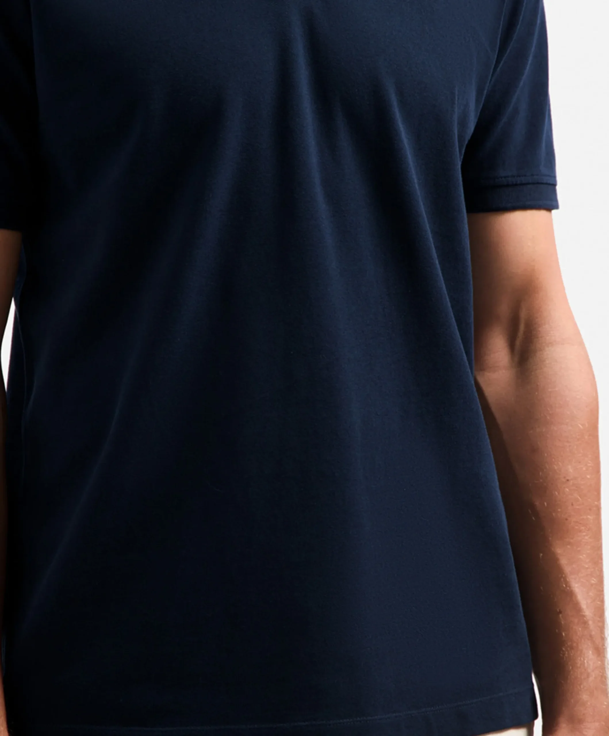 Heren polo blauw