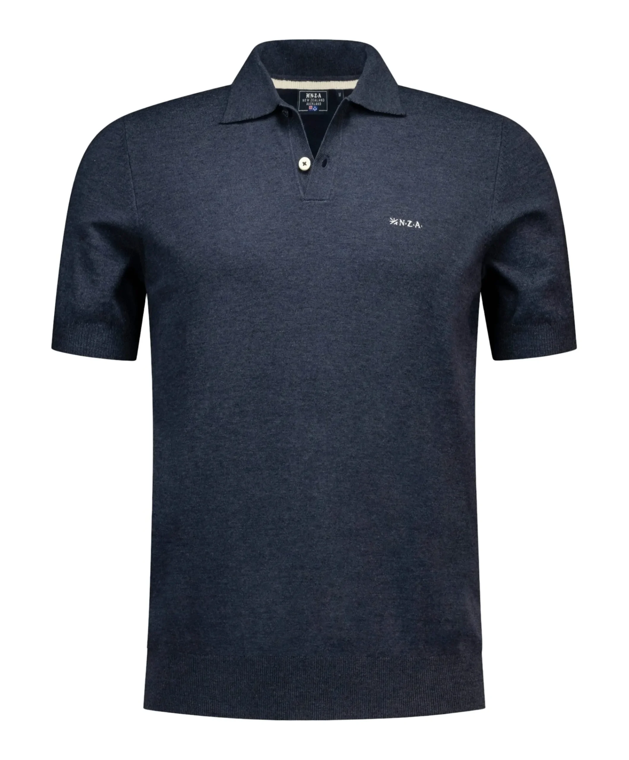 Heren polo blauw