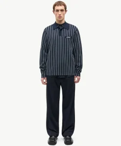 Heren polo blauw