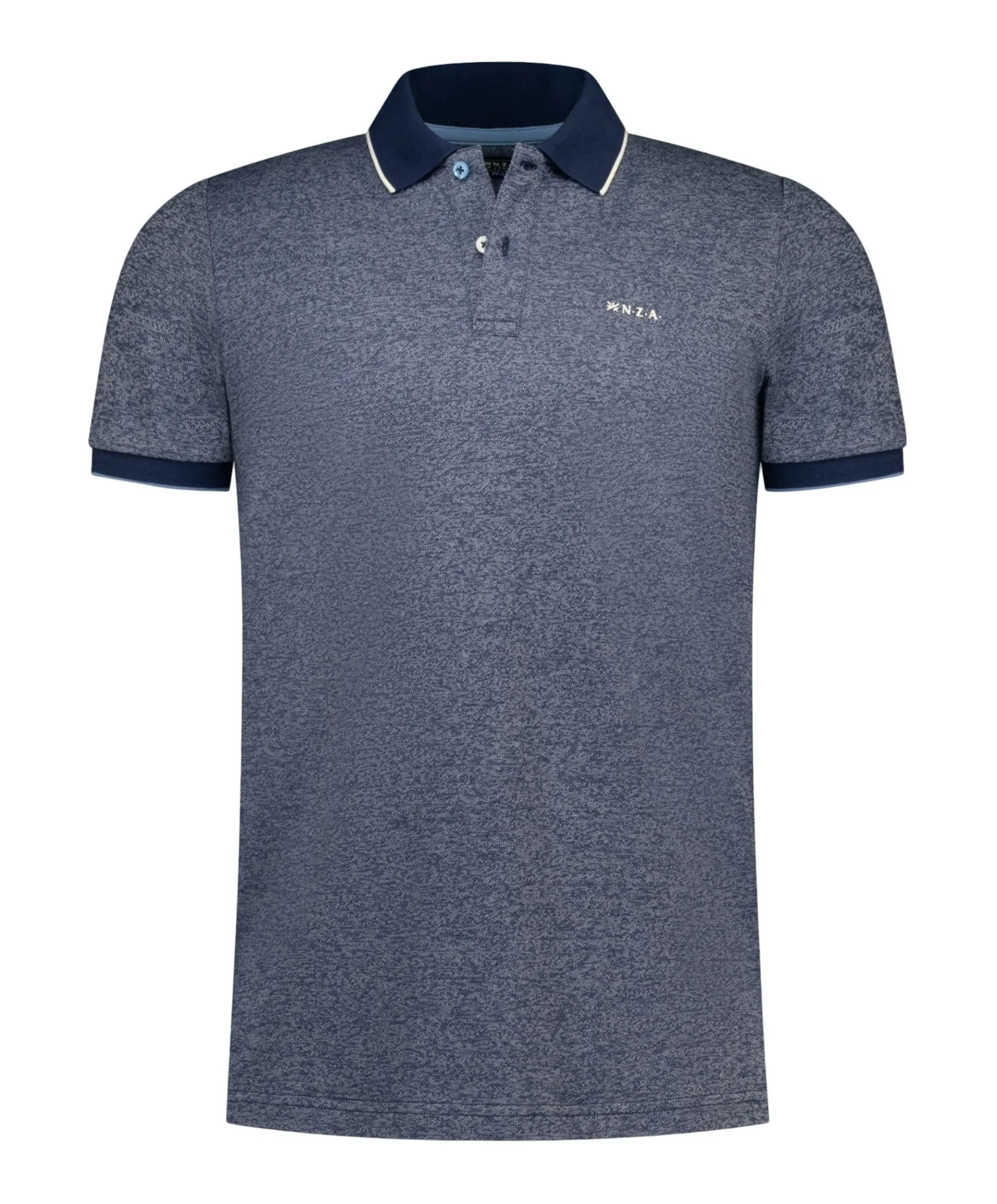Heren polo blauw
