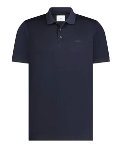 Heren polo blauw