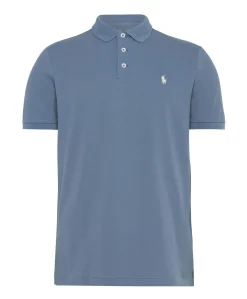 Heren polo blauw