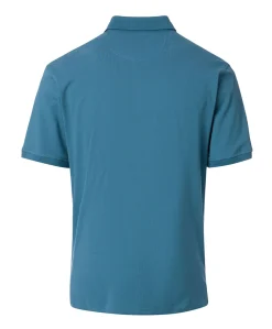 Heren polo blauw