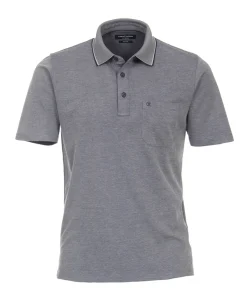 Heren polo blauw