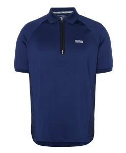 Heren polo blauw