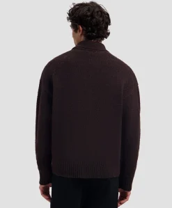 Heren polo bruin