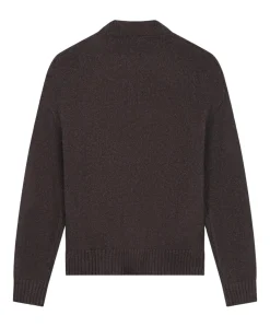 Heren polo bruin