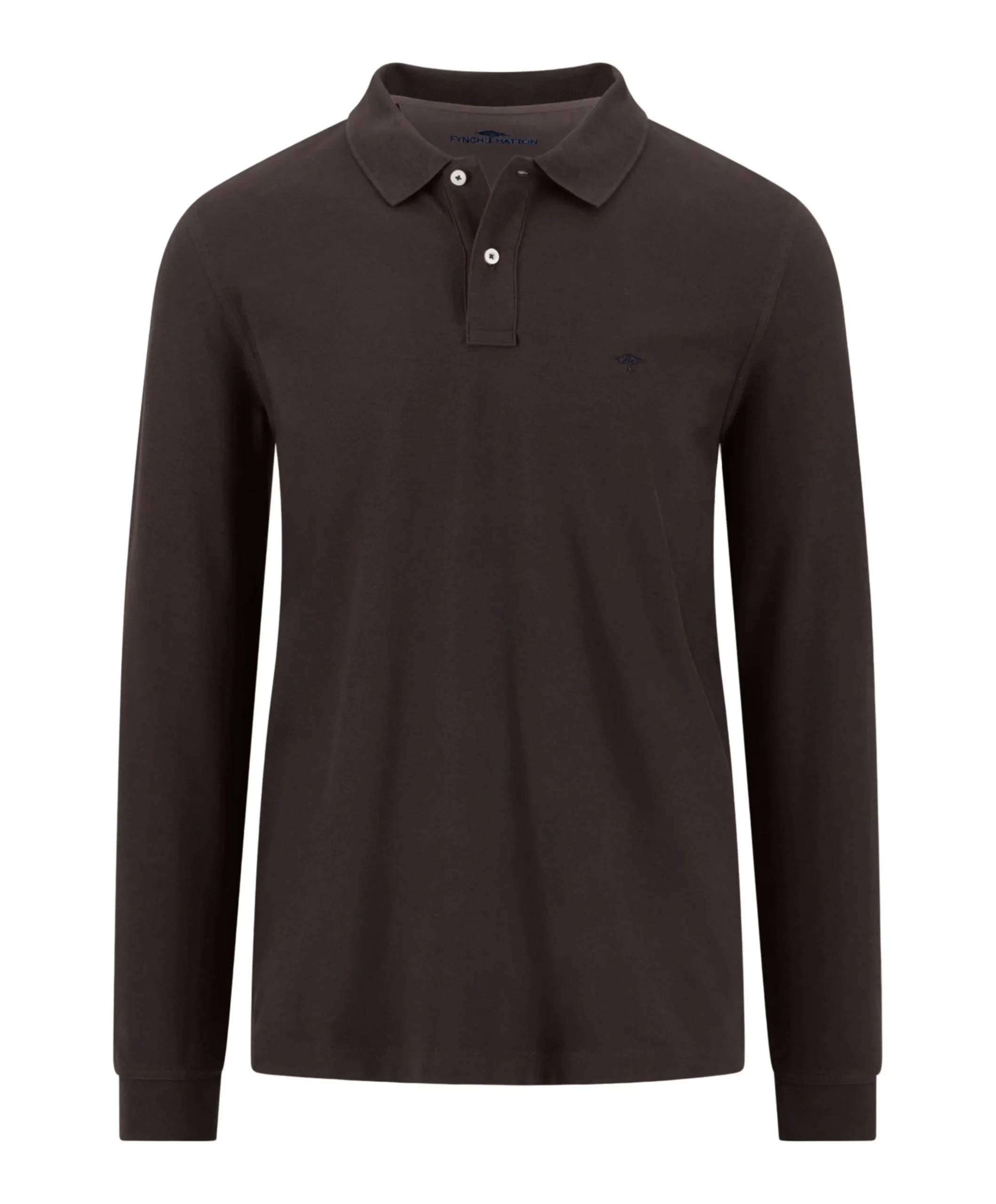 Heren polo bruin