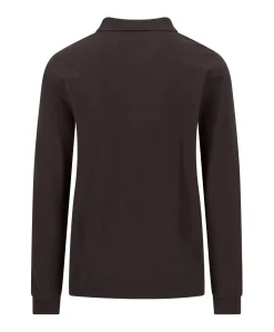 Heren polo bruin
