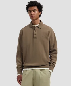 Heren polo bruin