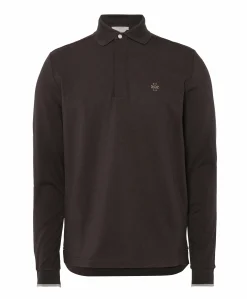 Heren polo bruin