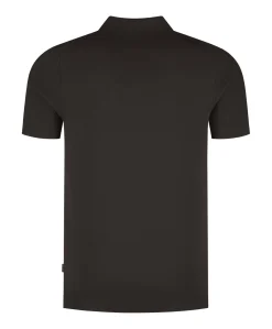 Heren polo bruin