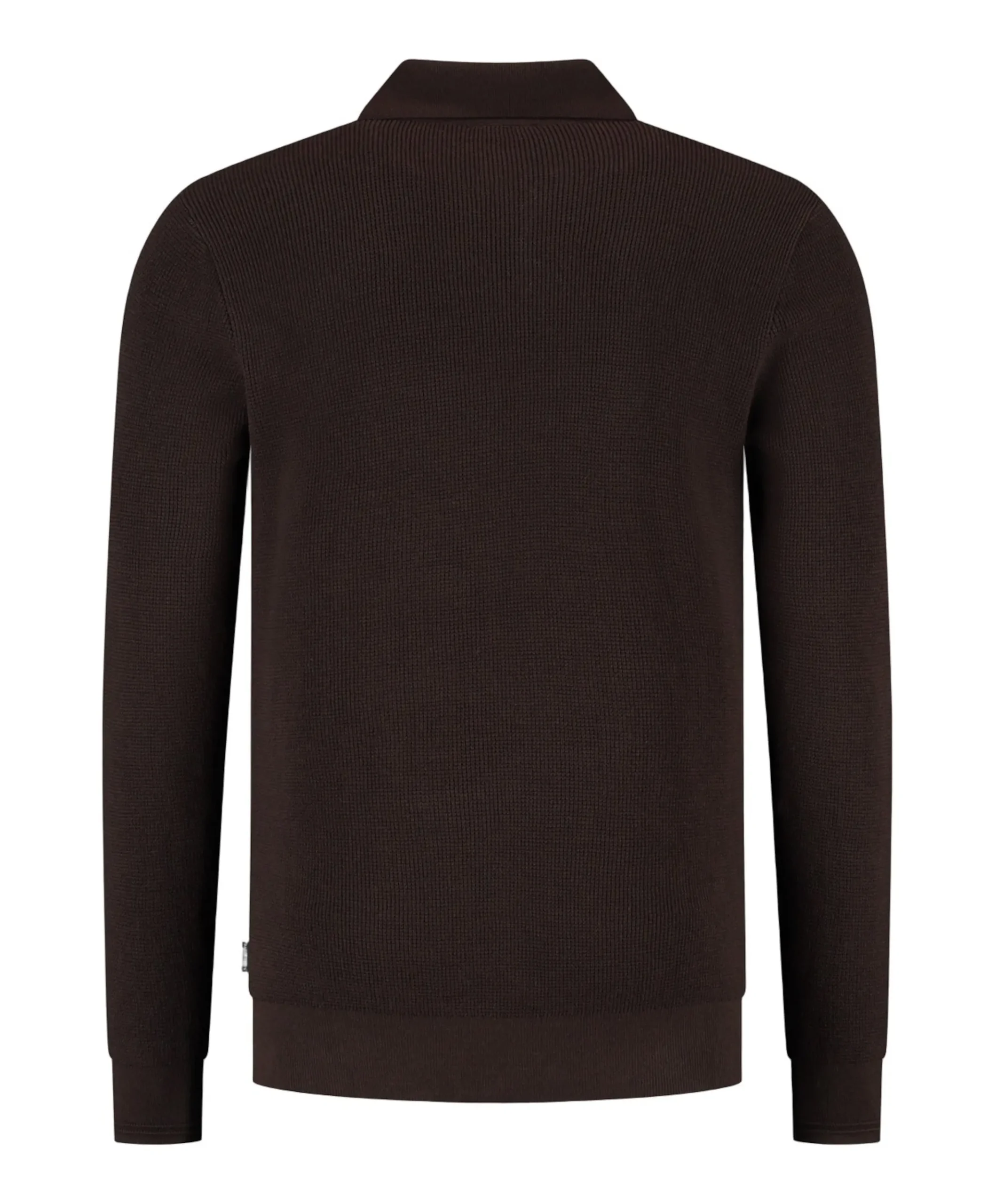 Heren polo bruin
