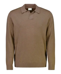 Heren polo bruin
