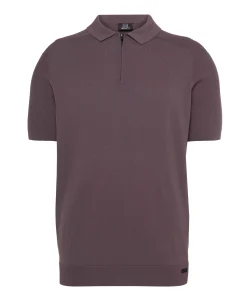 Heren polo bruin