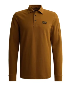 Heren polo bruin