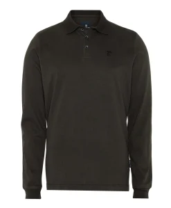 Heren polo bruin
