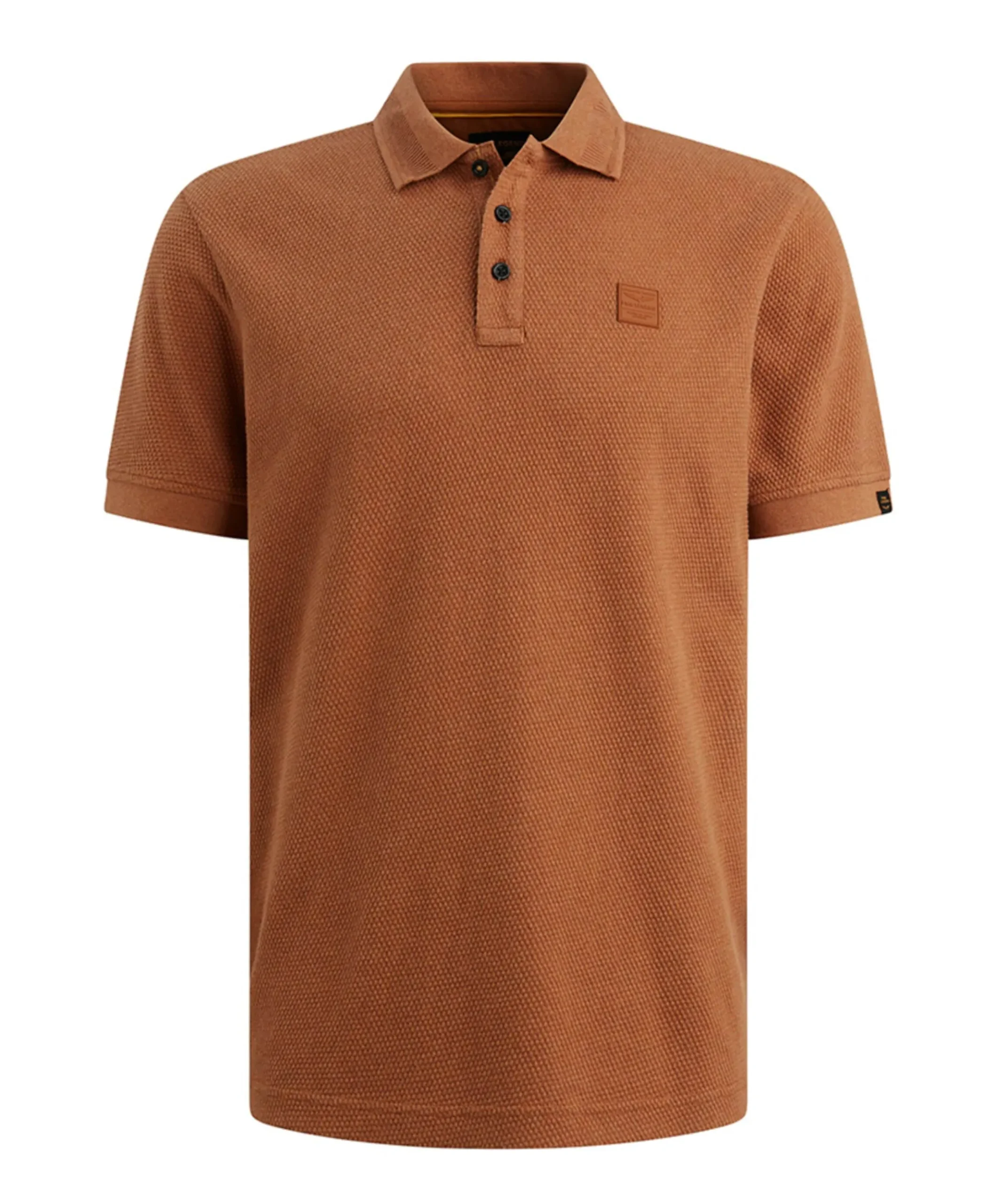 Heren polo bruin