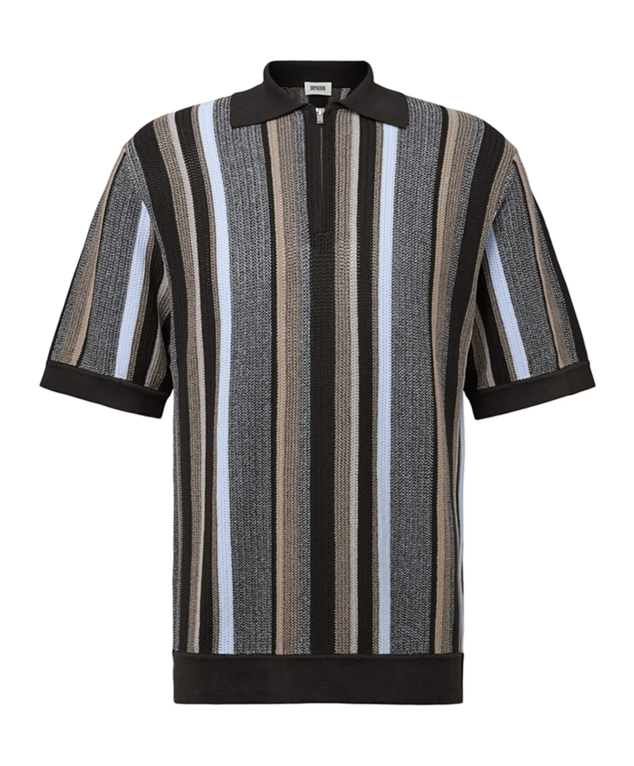 Heren polo bruin