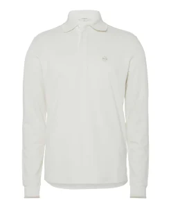 Heren polo ecru