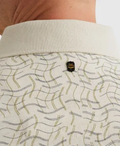 Heren polo ecru