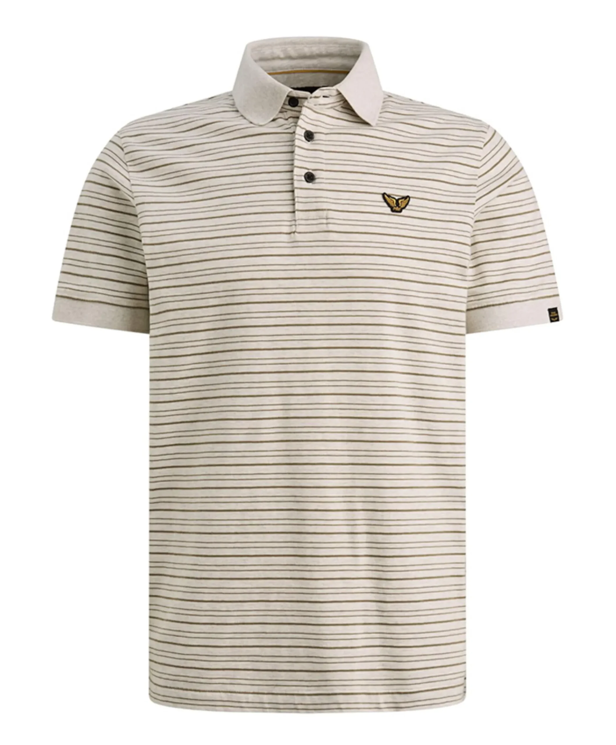Heren polo ecru
