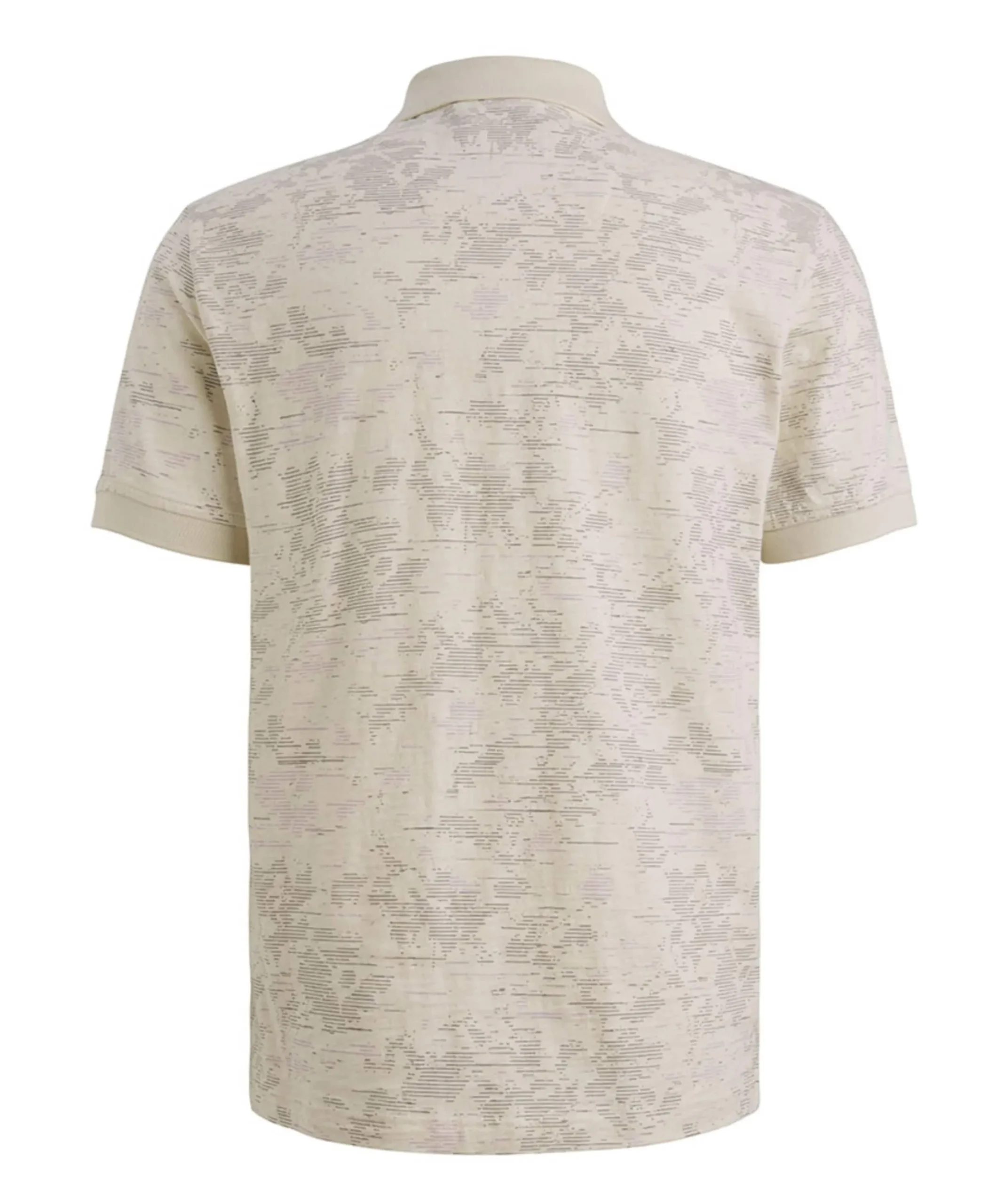 Heren polo ecru