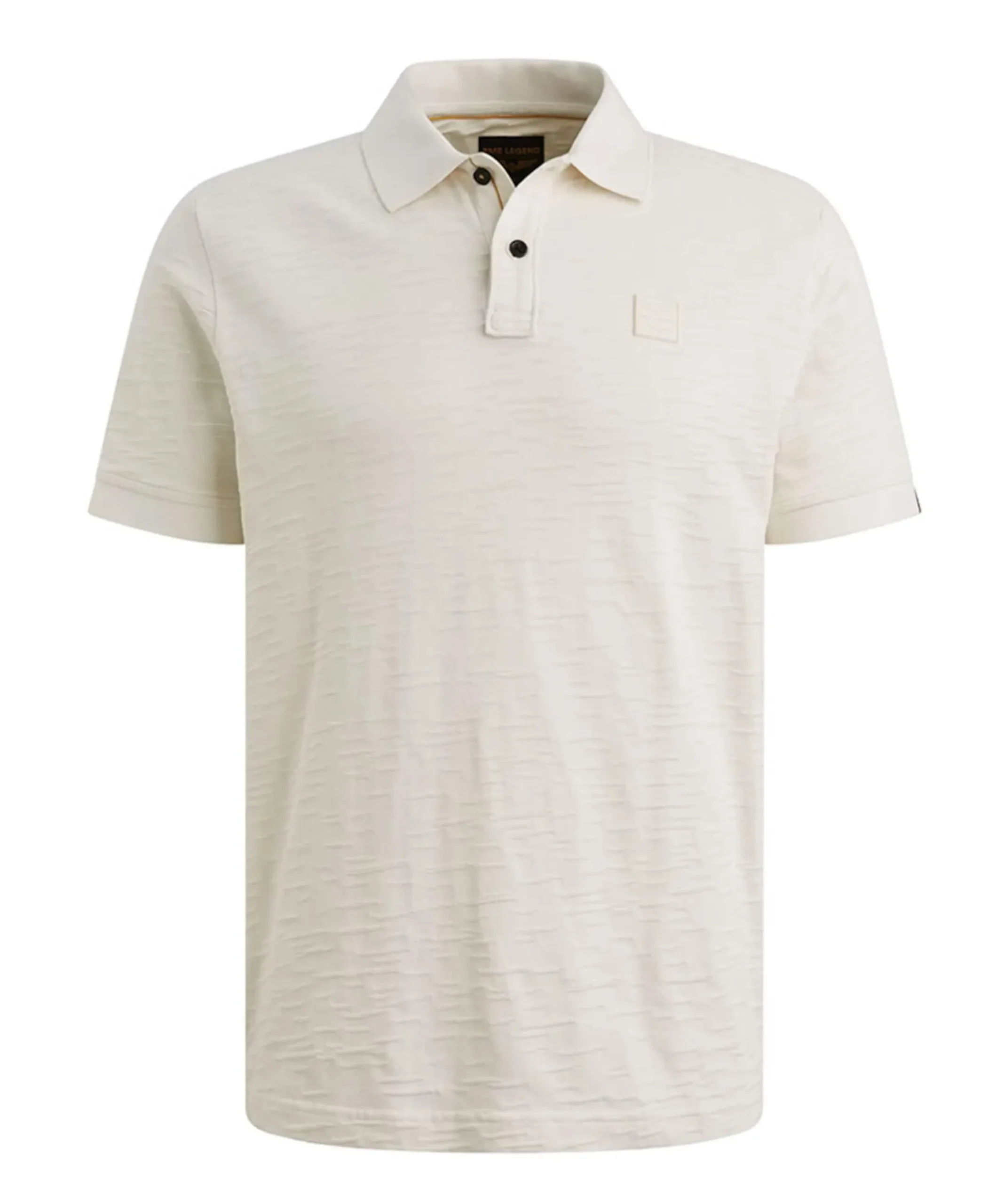 Heren polo ecru