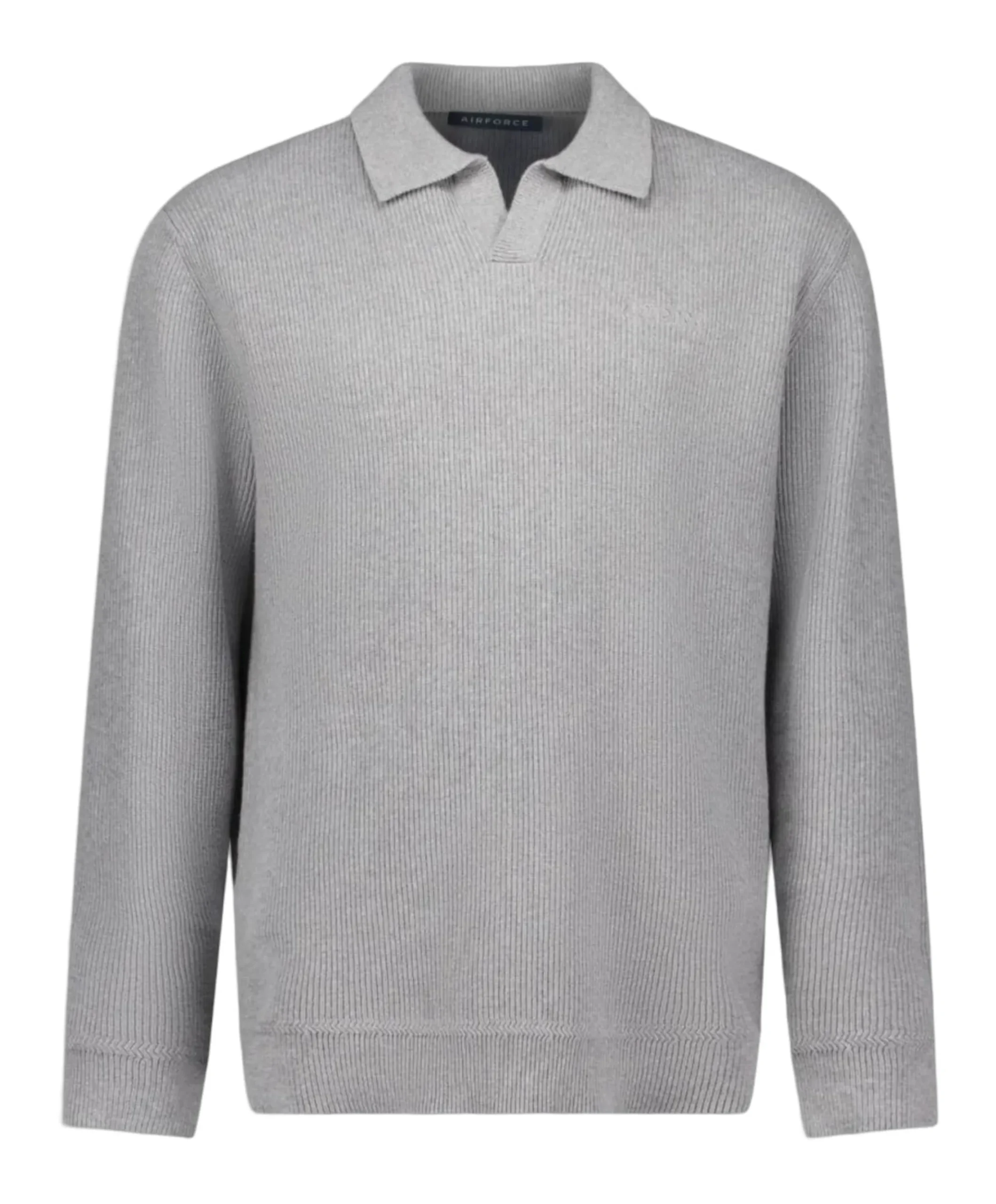 Heren polo grijs