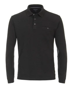Heren polo grijs