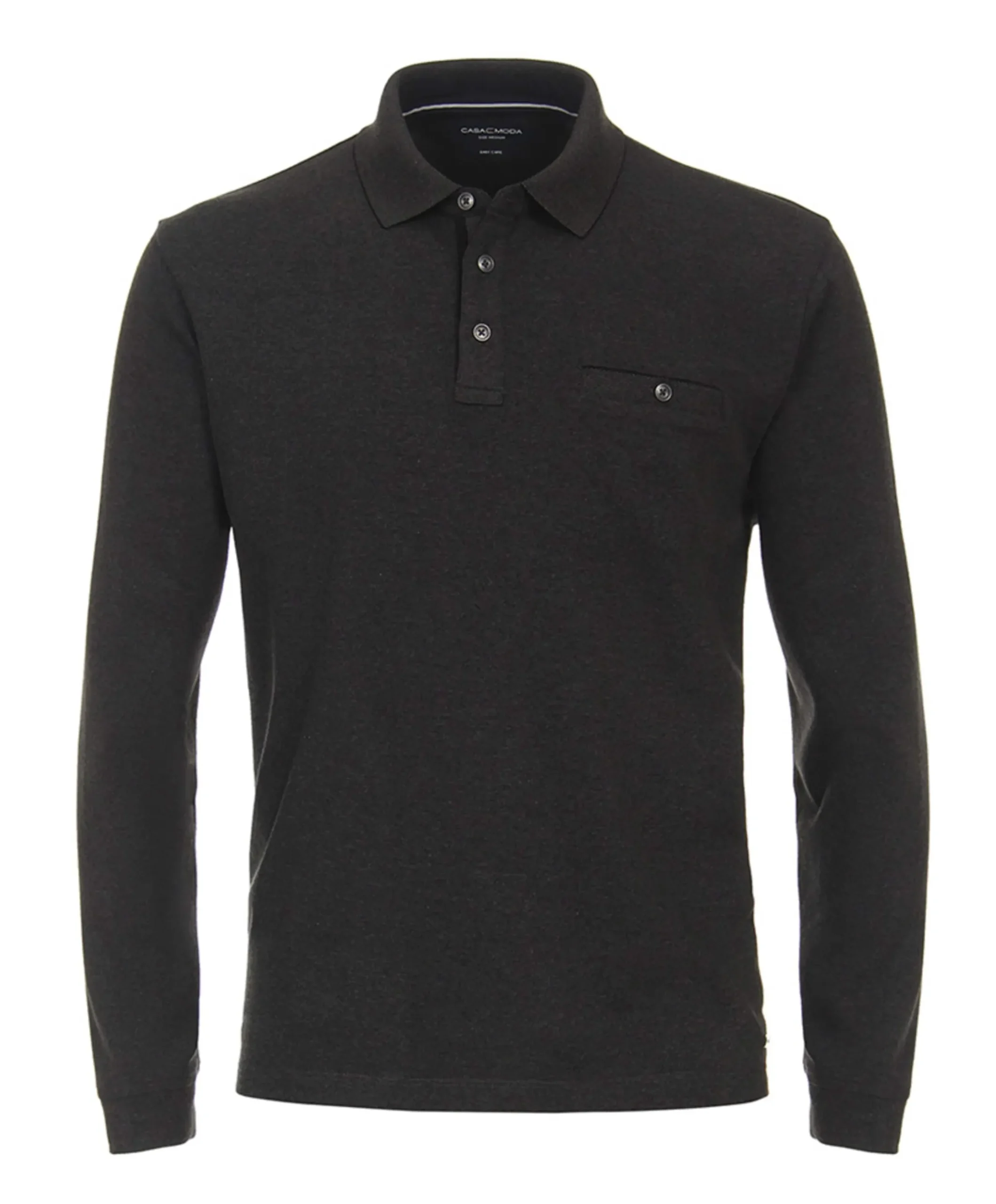 Heren polo grijs