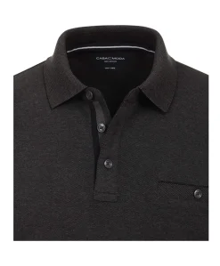 Heren polo grijs