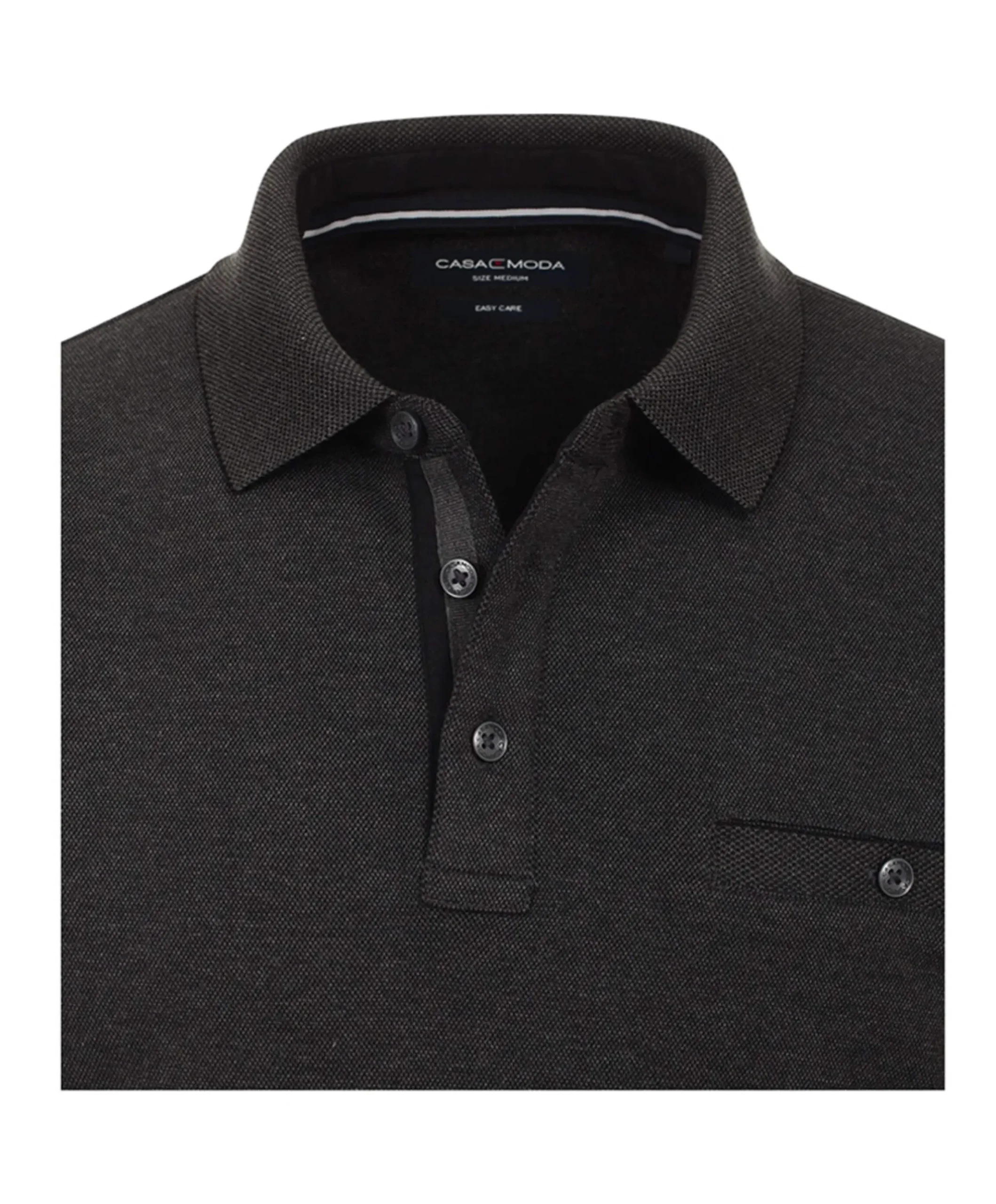 Heren polo grijs