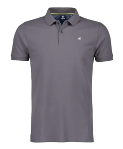 Heren polo grijs