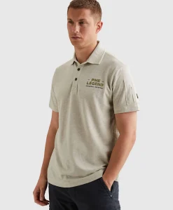 Heren polo grijs