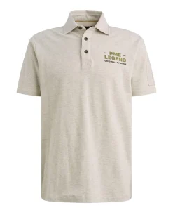Heren polo grijs