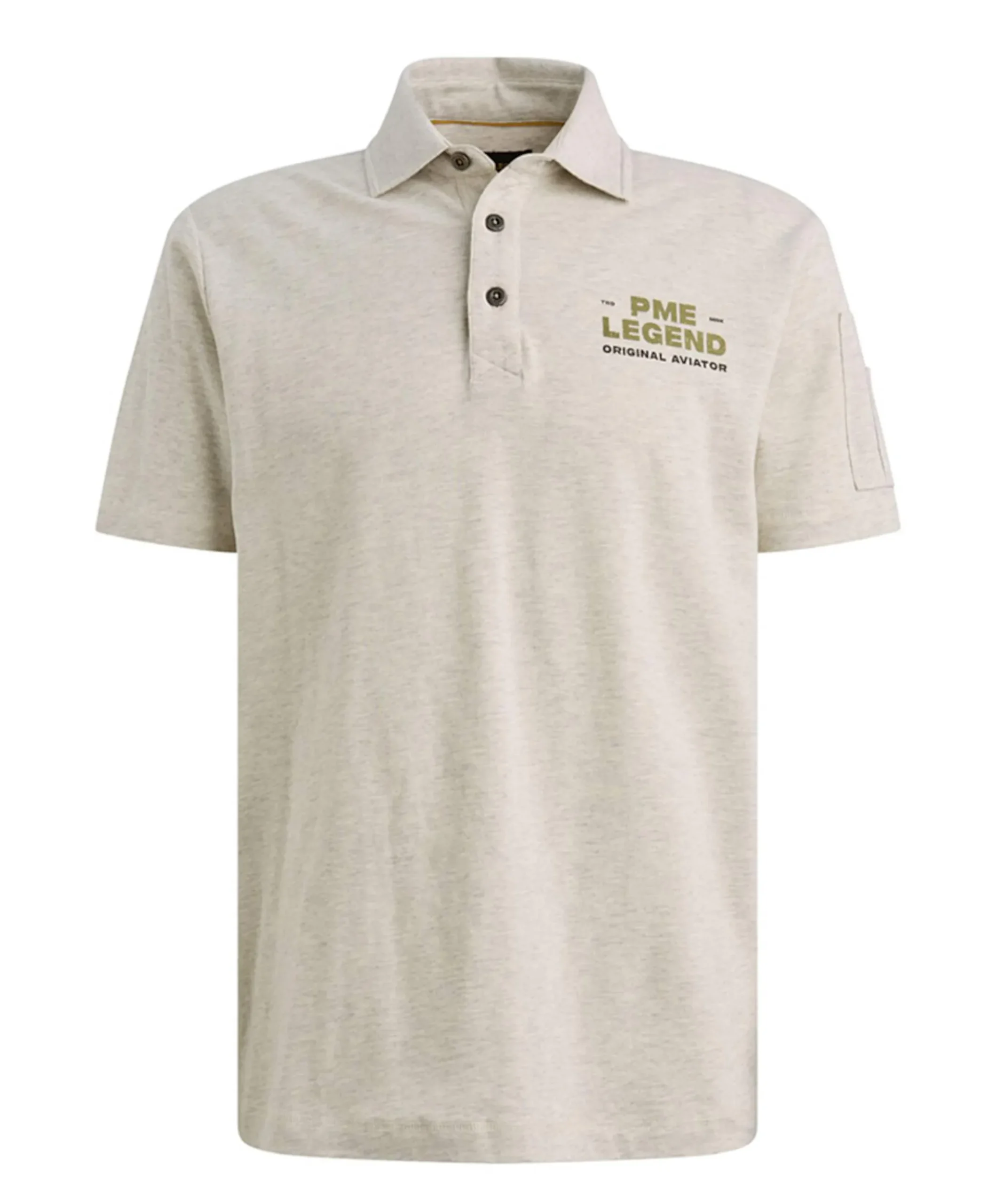 Heren polo grijs