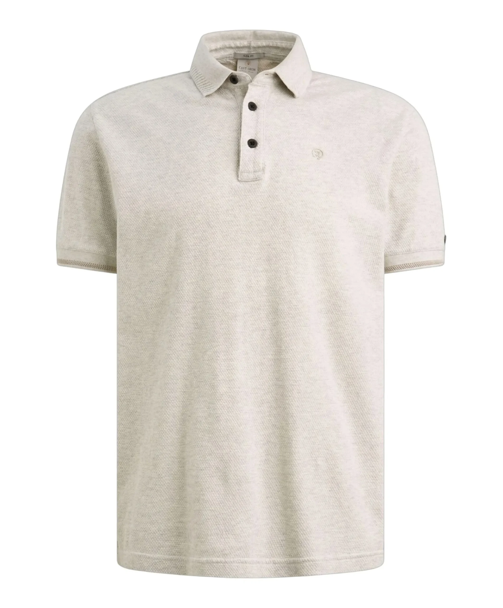Heren polo grijs
