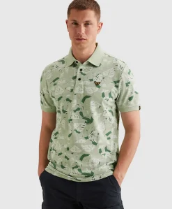 Heren polo groen