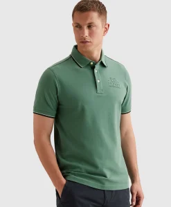 Heren polo groen