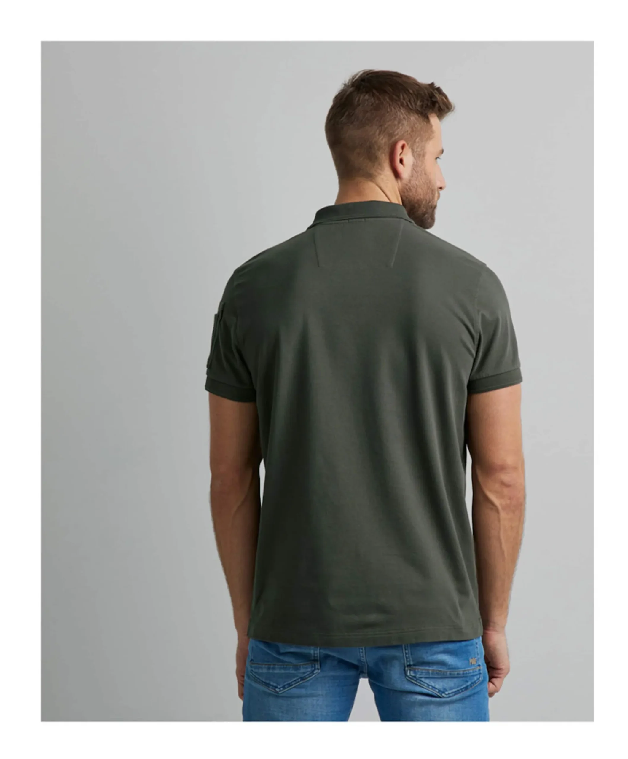 Heren polo groen