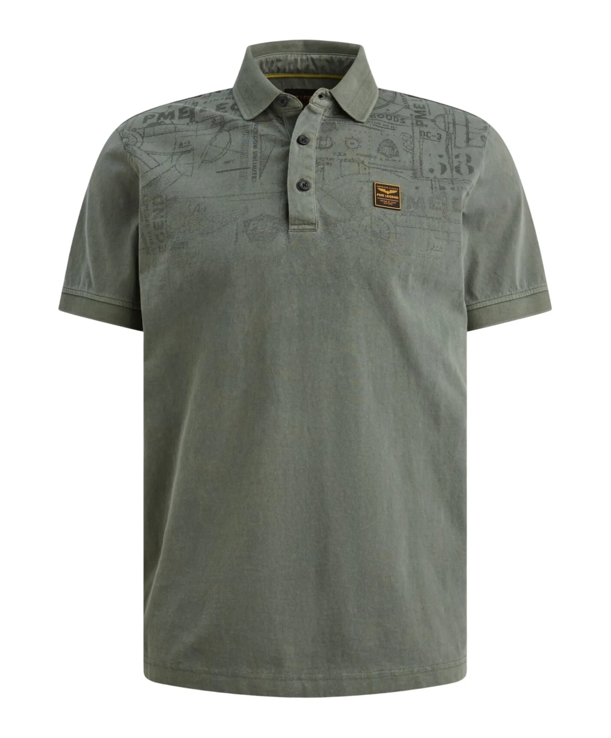 Heren polo groen