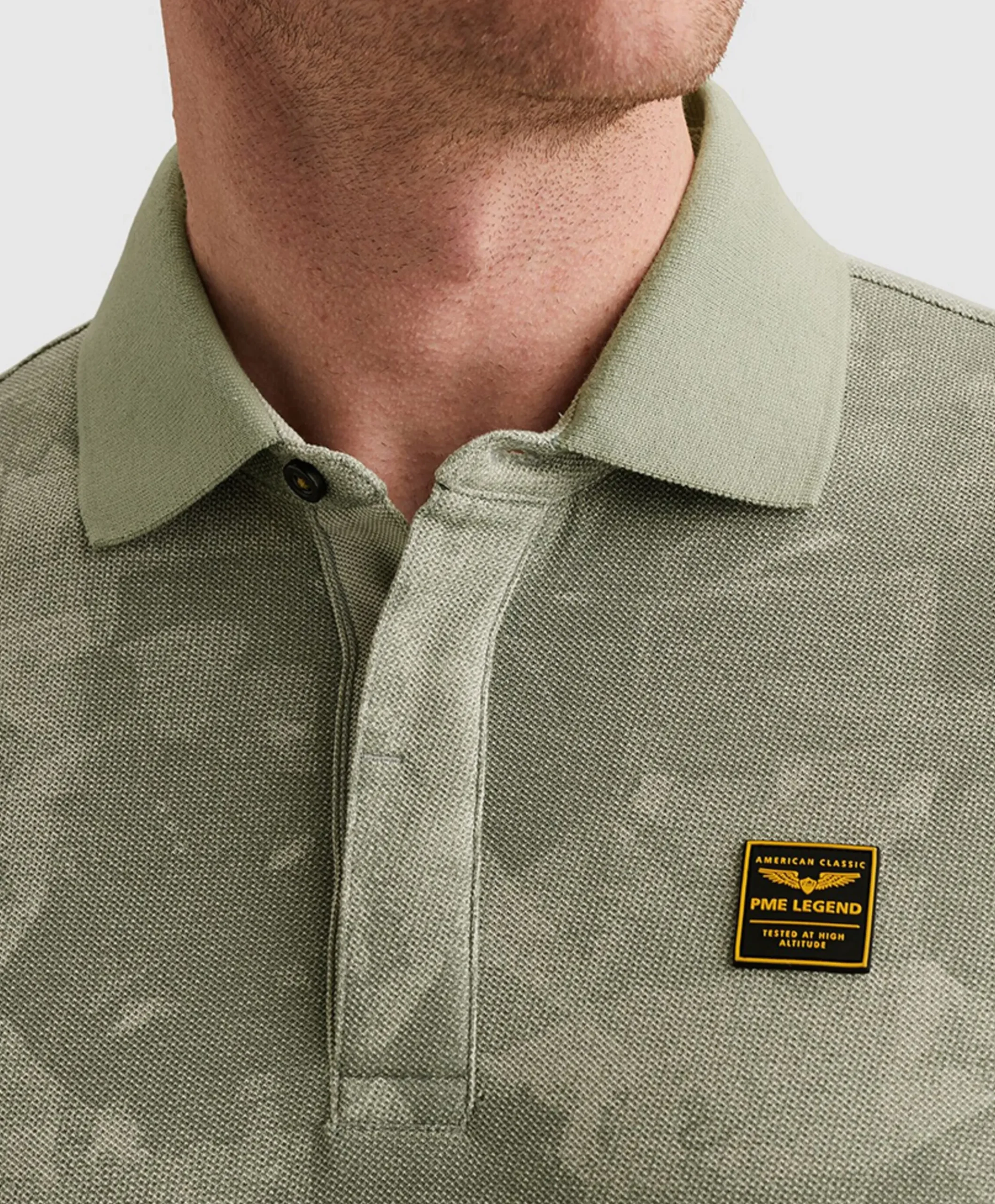 Heren polo groen