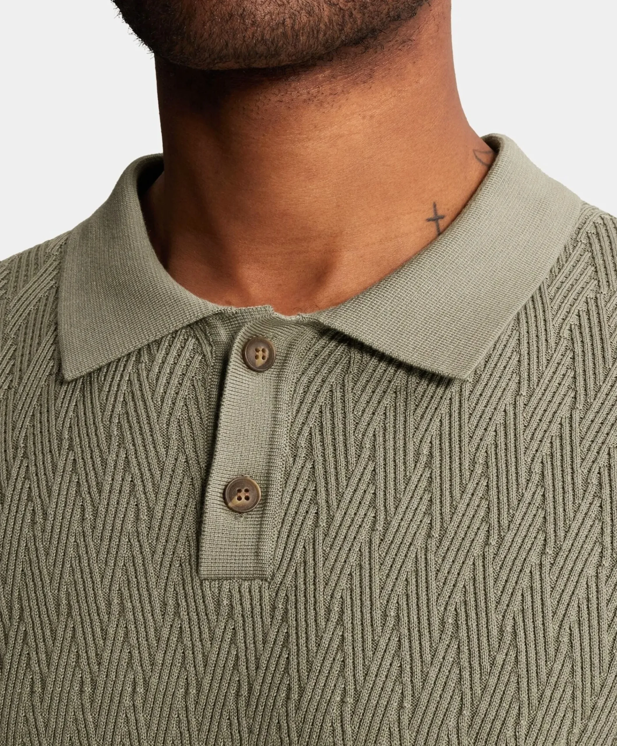 Heren polo groen